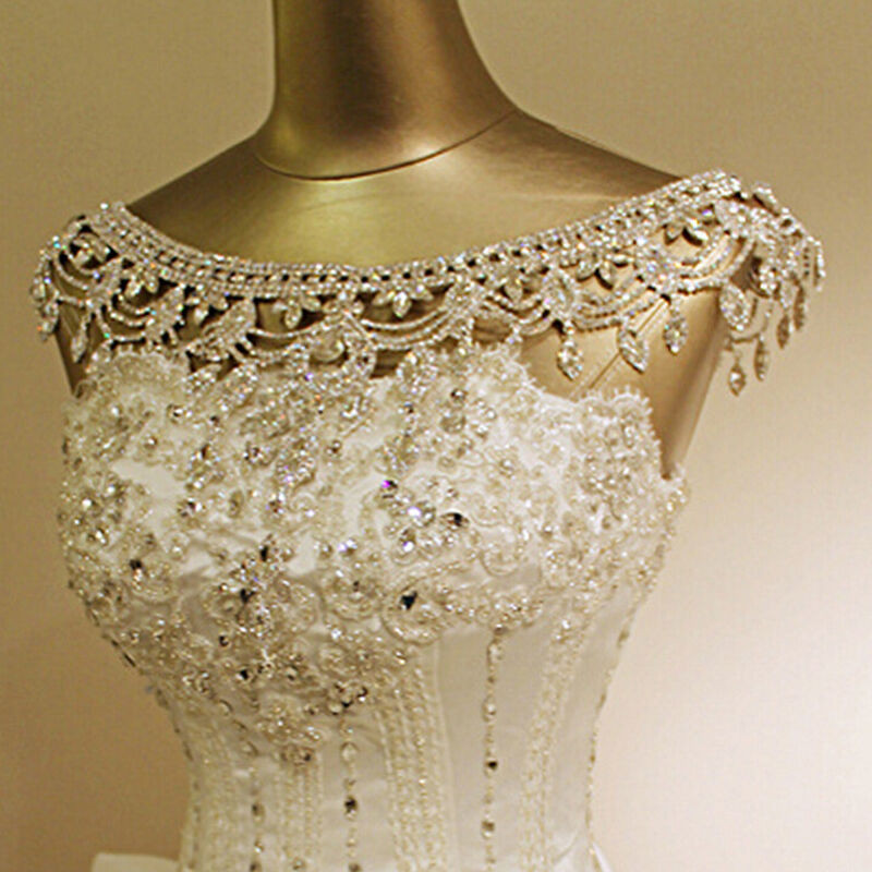 Body Jewelry Shoulder
 Crystal Wedding Bridal Rhinestone Shoulder Body Chain