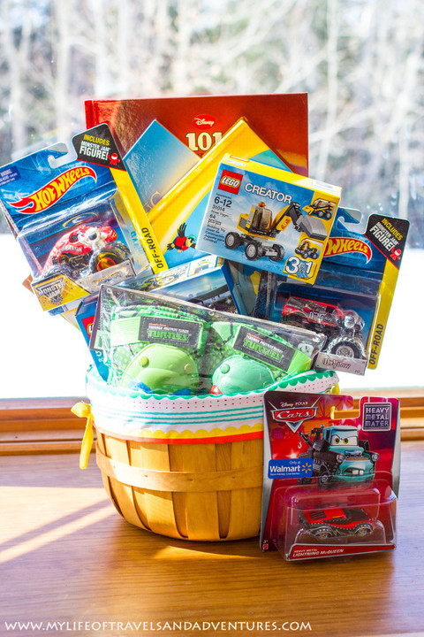 Boys Easter Basket Ideas
 My 3 Year Old Boy s Easter Basket with no candy