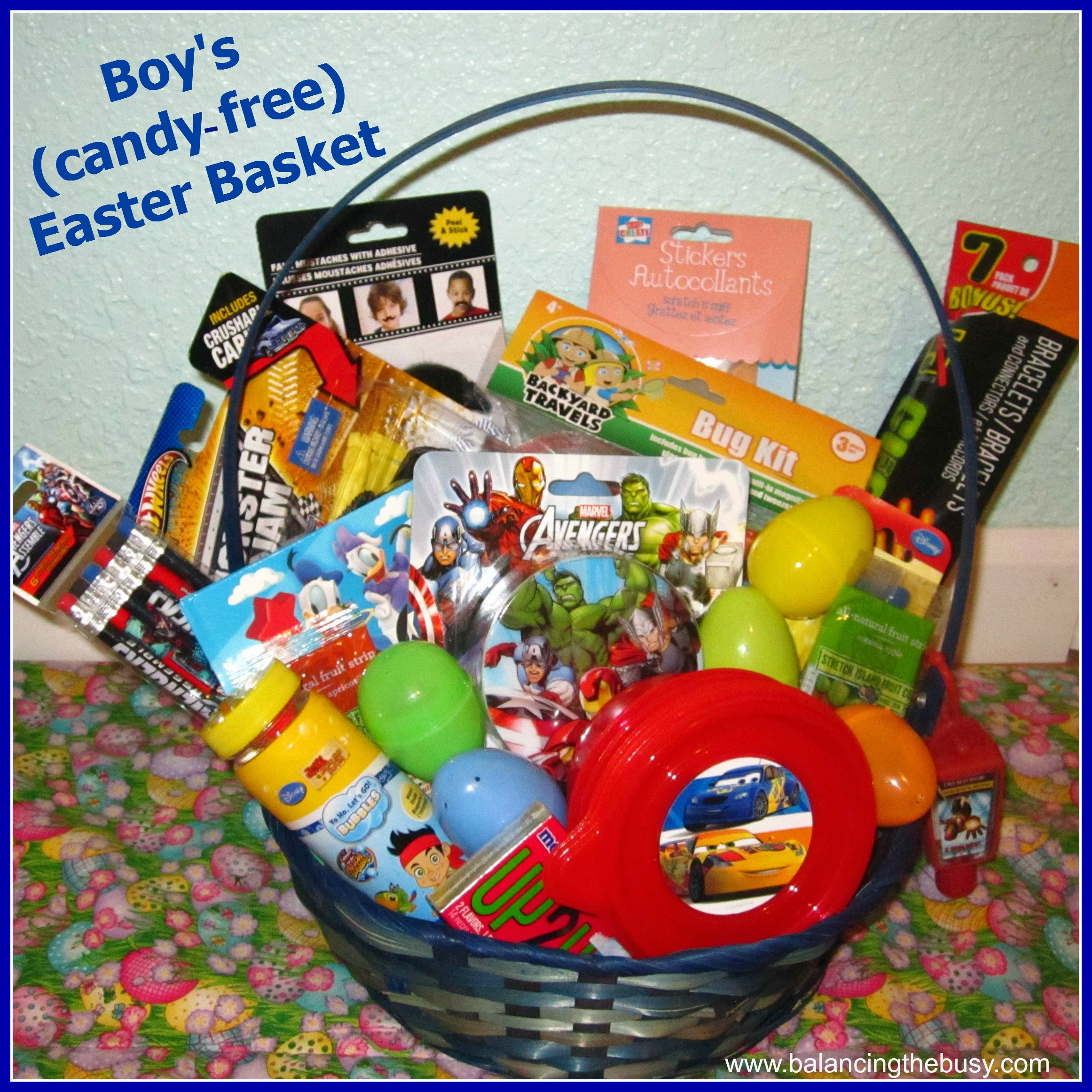 Boys Easter Basket Ideas
 Candy Free Easter Ideas Balancing the Busy