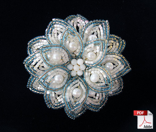 Brooches Tutorial
 Items similar to French Beaded Brooch Tutorial on Etsy