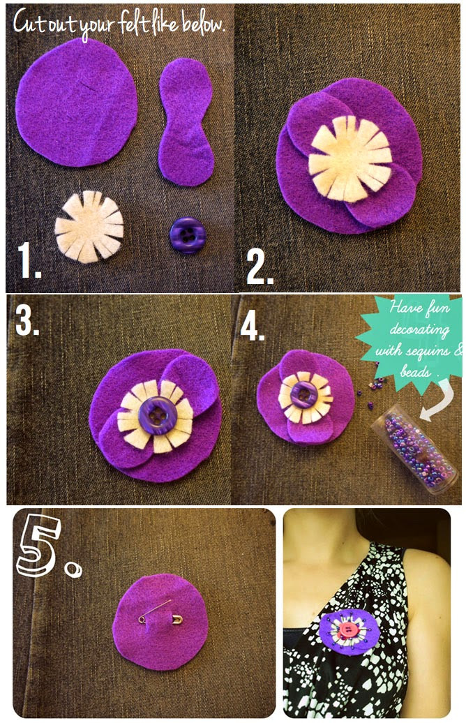 Brooches Tutorial
 OKAJewelry Show DIY Fabric Flower Brooch Tutorial Collection