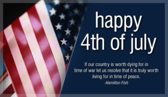 Christian 4th Of July Quotes
 July 4th eCard Free Independence Day Cards line