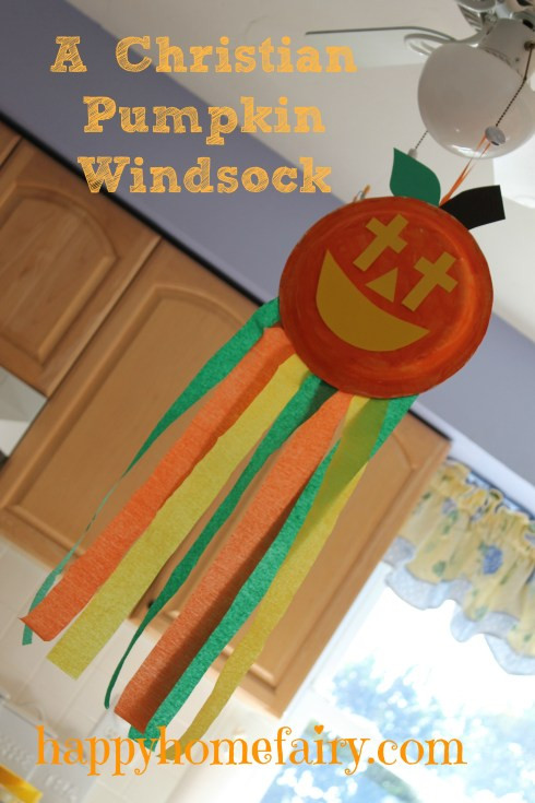 Christian Fall Crafts
 A Christian Pumpkin Windsock Craft FREE Printable