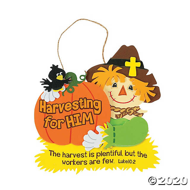 Christian Fall Crafts
 Harvest Inspirations Bible Verse Sign Craft Kit Discontinued