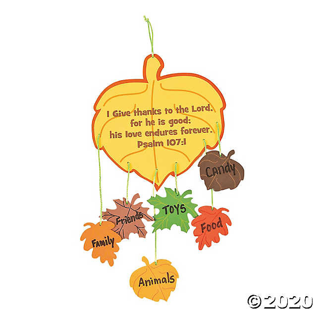 Christian Fall Crafts
 Thankful Leaves Mobile Craft Kit
