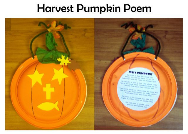 Christian Fall Crafts
 Pin by Lisa Lang on Pumpkin Prayer Crafts