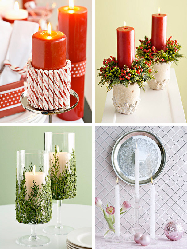 Christmas Centerpieces Ideas
 25 Cool Christmas Candles Decoration Ideas DigsDigs