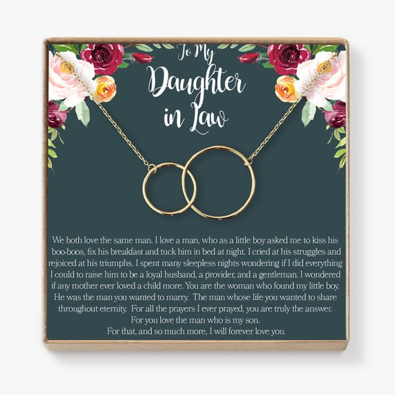 Christmas Gift For Mother In Law
 Christmas Gift for Daughter In Law Necklace From Mother