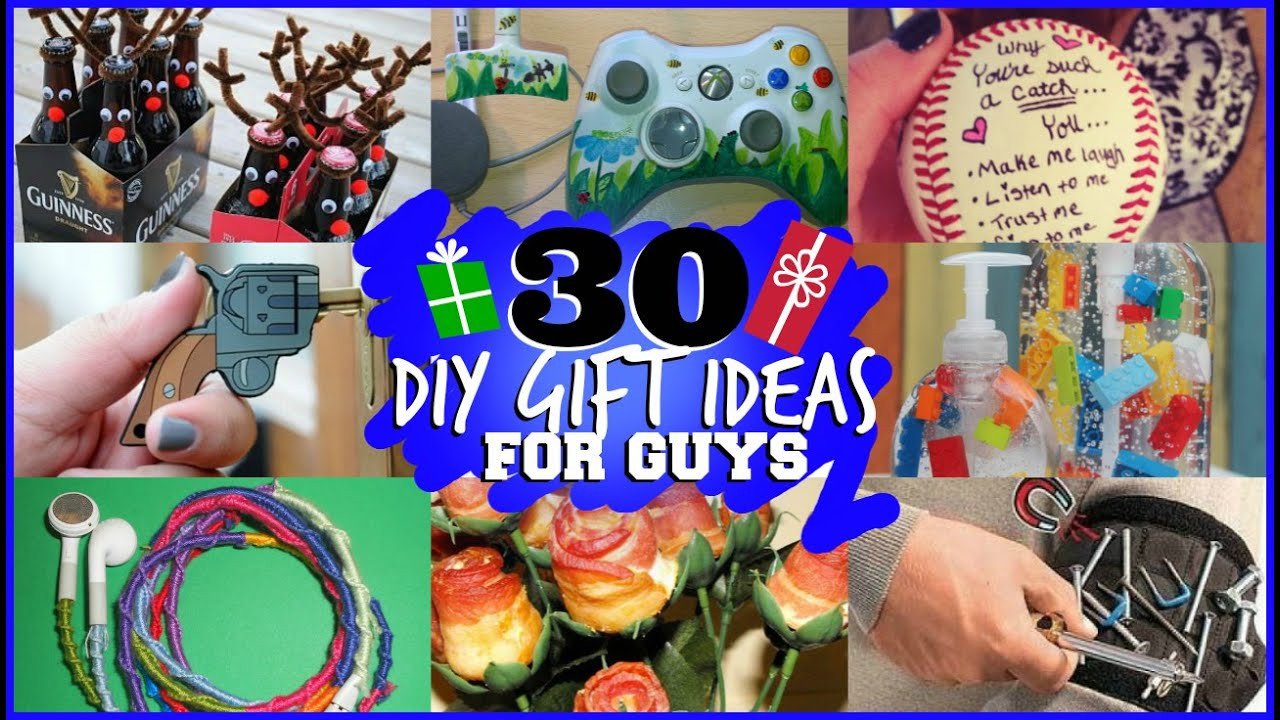 Christmas Gifts For Guys Friends
 30 DIY GIFT IDEAS FOR GUYS they will actually like