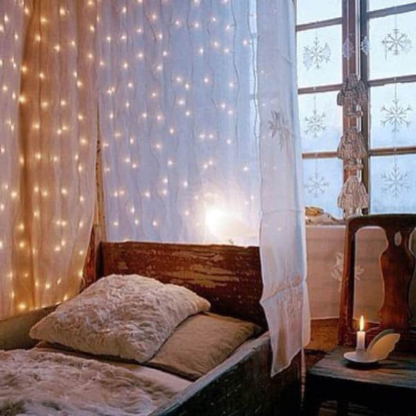 Christmas Lights In Bedroom Ideas
 66 Inspiring ideas for Christmas lights in the bedroom