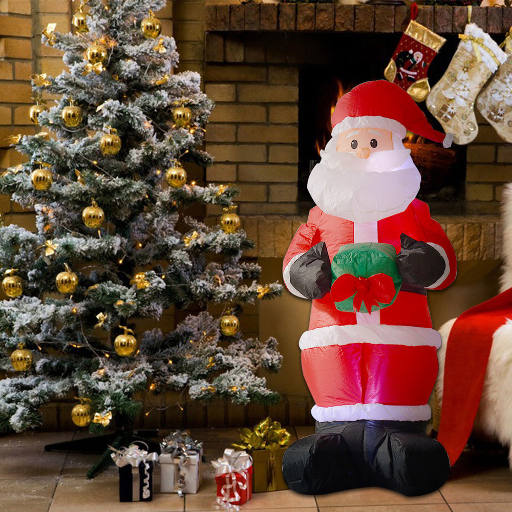 Christmas Outdoor Decor
 6Ft Airblown Inflatable Christmas Xmas Santa Claus