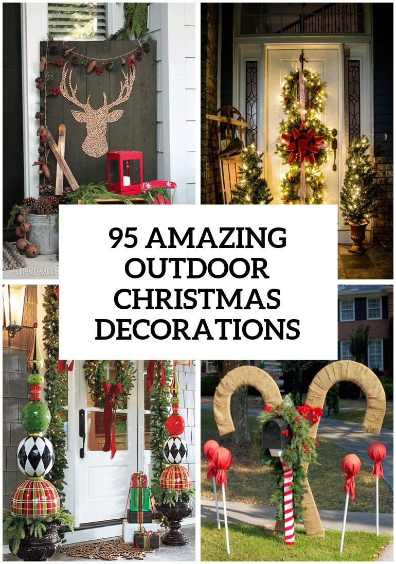Christmas Outdoor Decor
 95 Amazing Outdoor Christmas Decorations DigsDigs