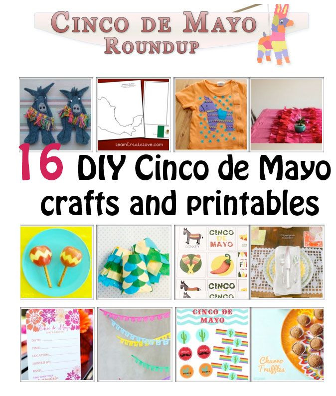 Cinco De Mayo Activities For Adults
 16 DIY Cinco de Mayo craft tutorials printables