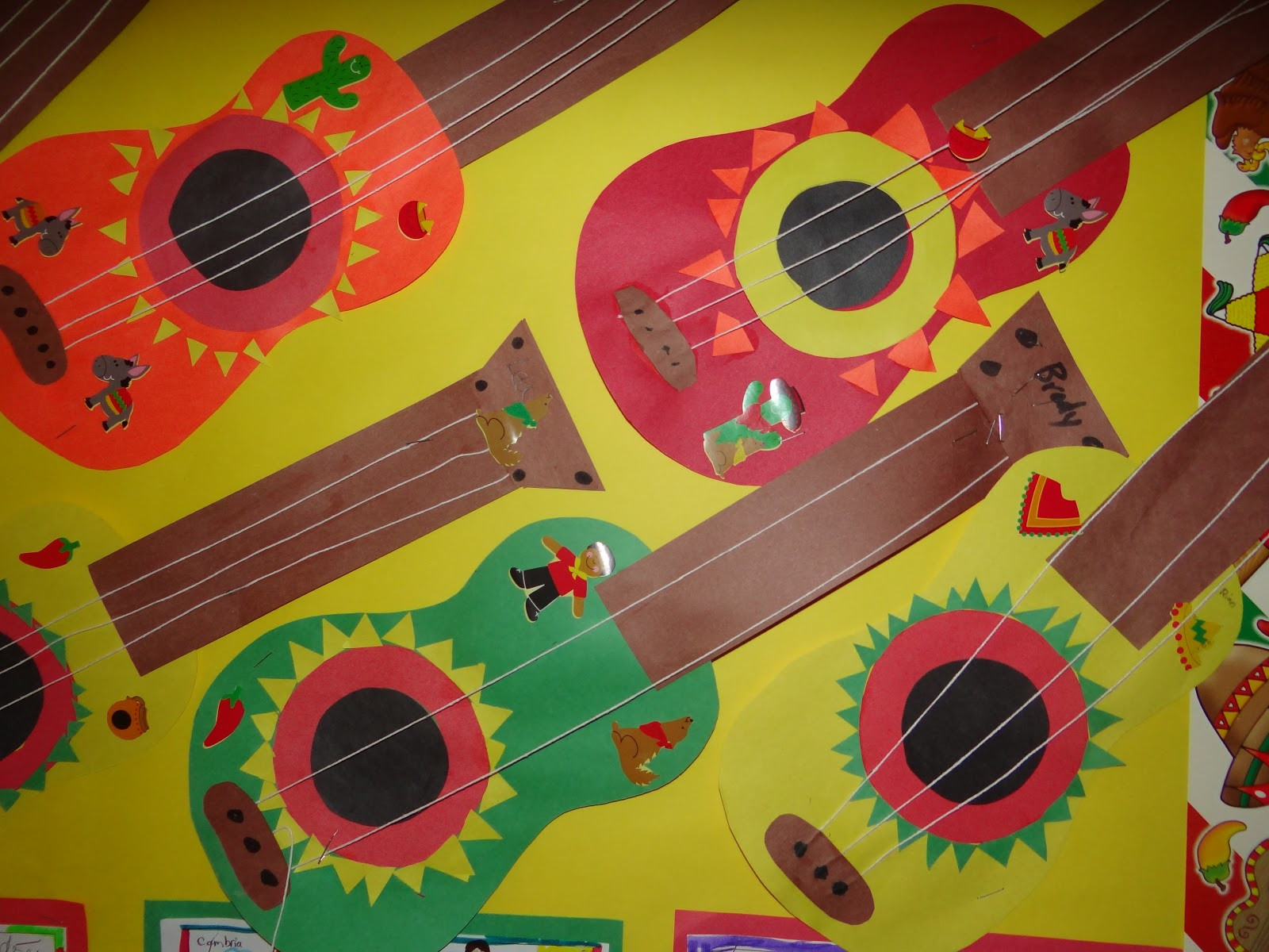 Cinco De Mayo Preschool Craft
 PATTIES CLASSROOM Cinco de Mayo Craft Mariachi Guitars