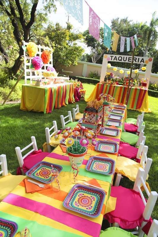 Cinco De Mayo Themed Party
 Gorgeous table at a Cinco de Mayo party See more party
