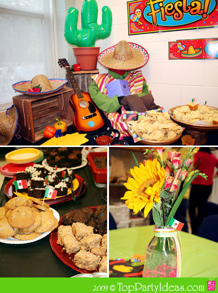 Cinco De Mayo Themed Party
 Table Decoration For Christian Party Buffet