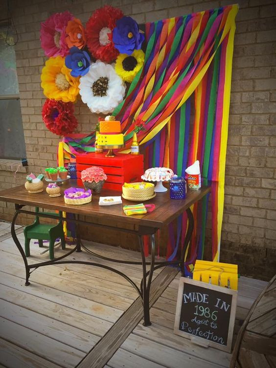 Cinco De Mayo Themed Party
 Mexican Themed Tablescape Flower