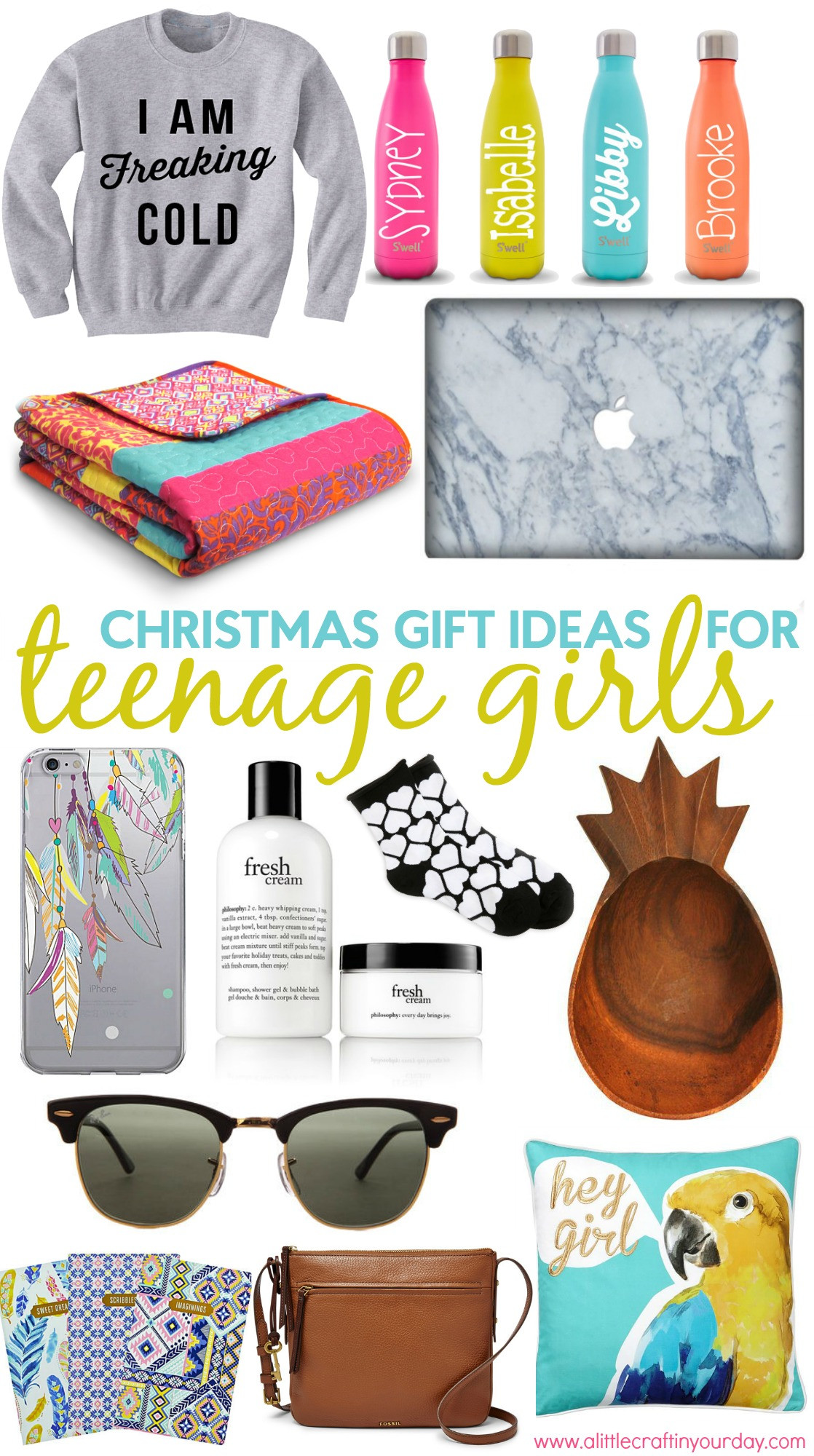 Cool Christmas Gifts For Girls
 Christmas Gift Ideas for Teen Girls A Little Craft In