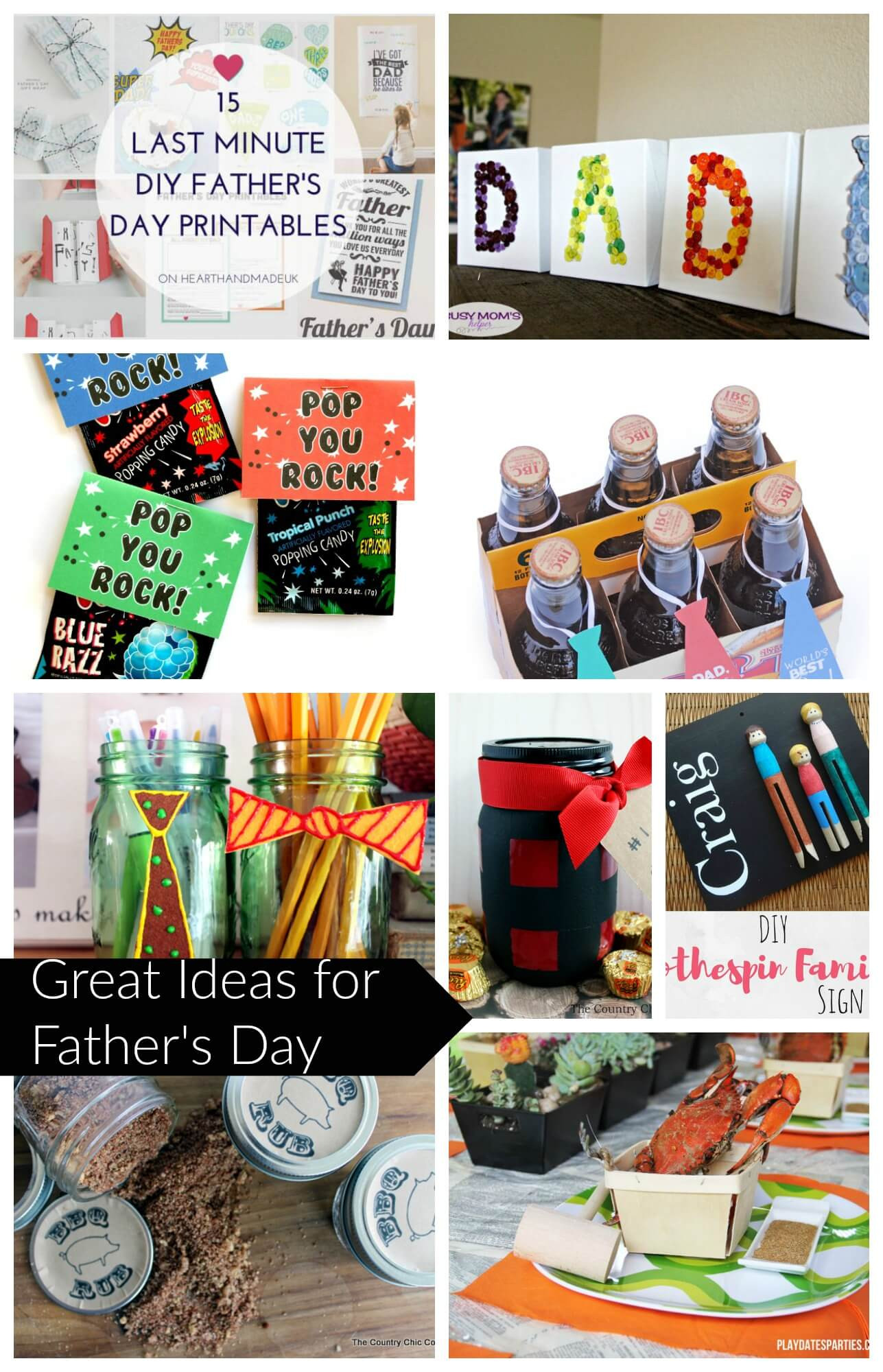 Cool Fathers Day Ideas
 Great Ideas for Father s Day and Create Link Inspire Party
