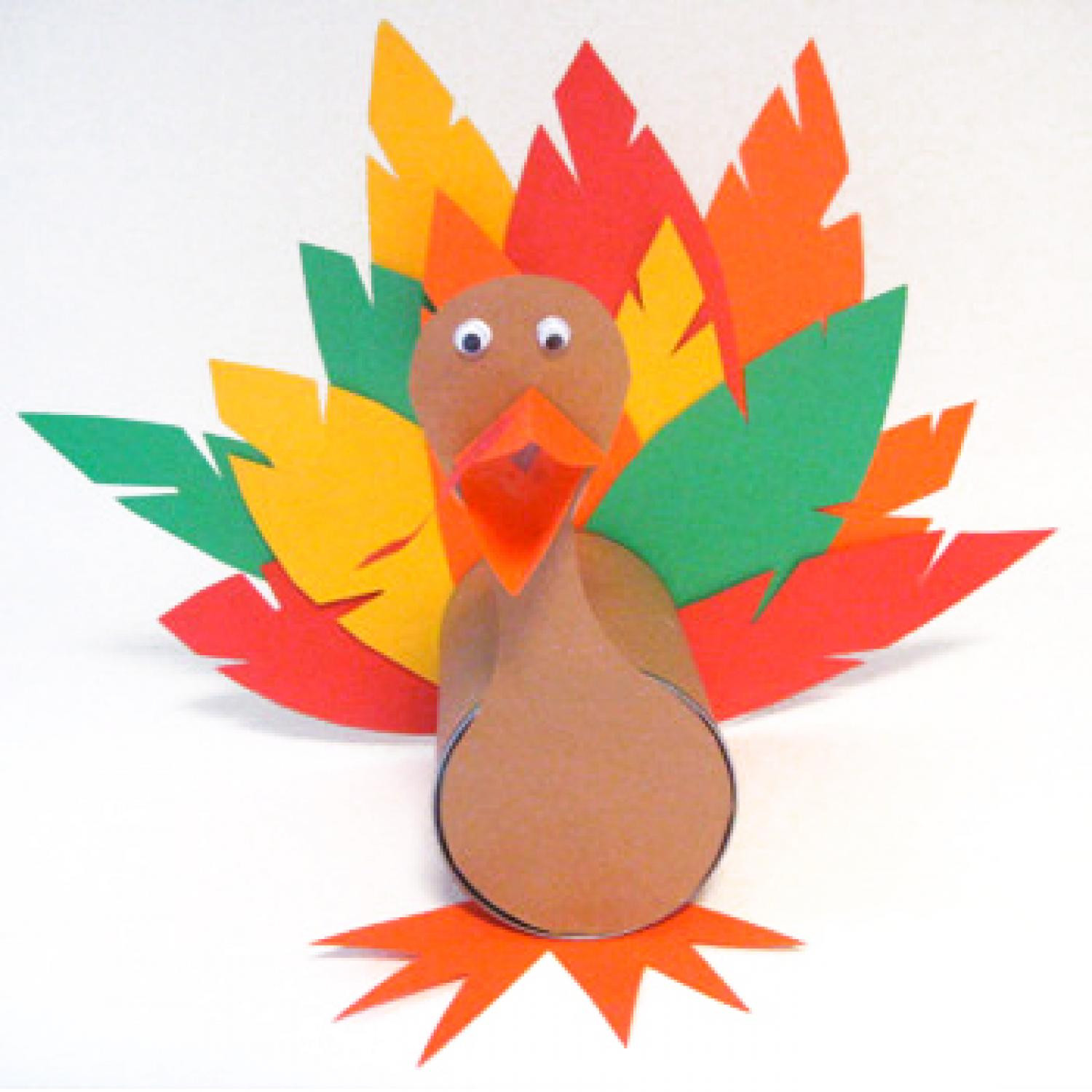 Crafts For Thanksgiving
 Simple No Mess Thanksgiving Craft