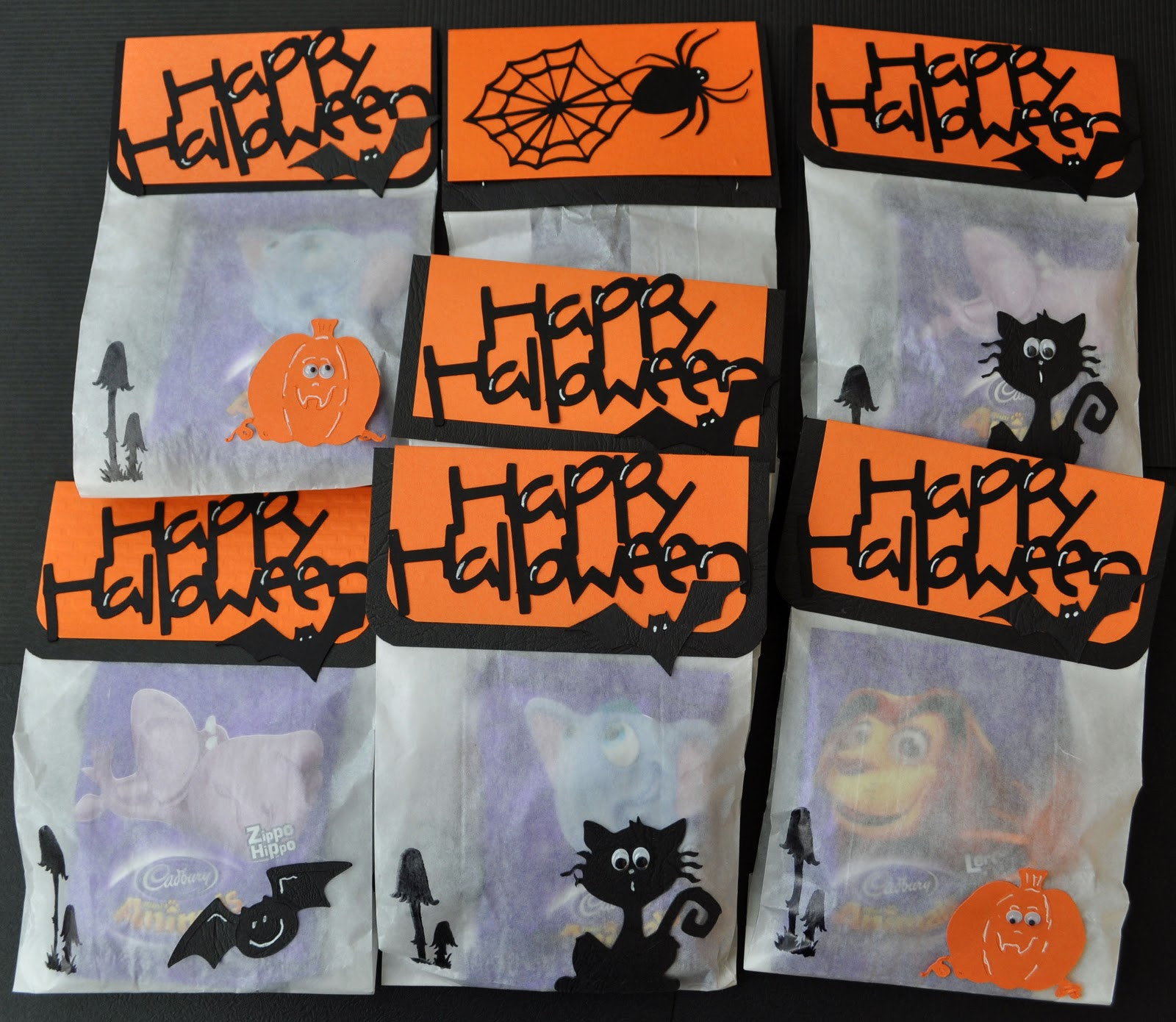 Cricut Halloween Ideas
 Inky Fingers Cricut Halloween treat bags