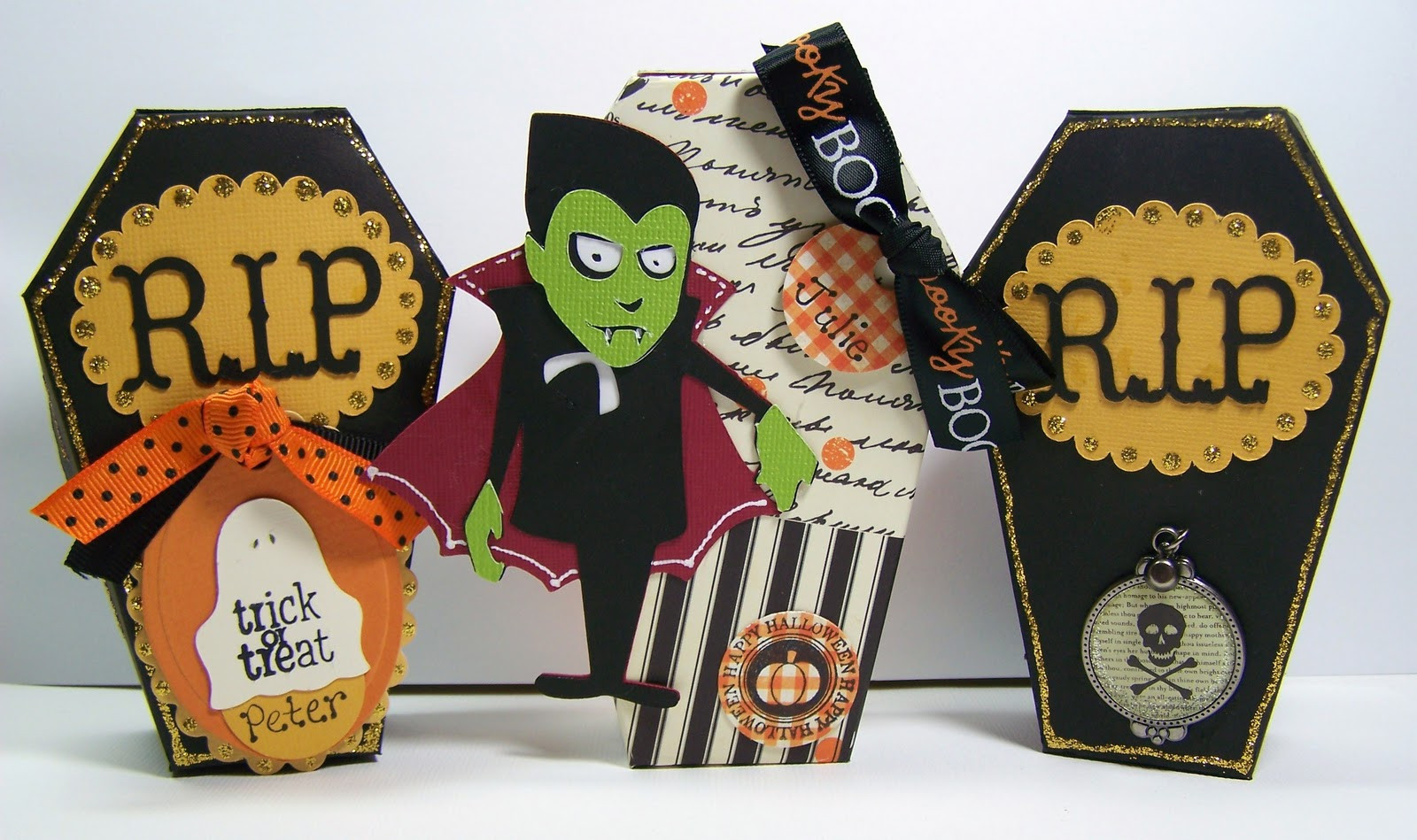 Cricut Halloween Ideas
 Busy with the Cricky Everyday Cricut Treat Boxes with