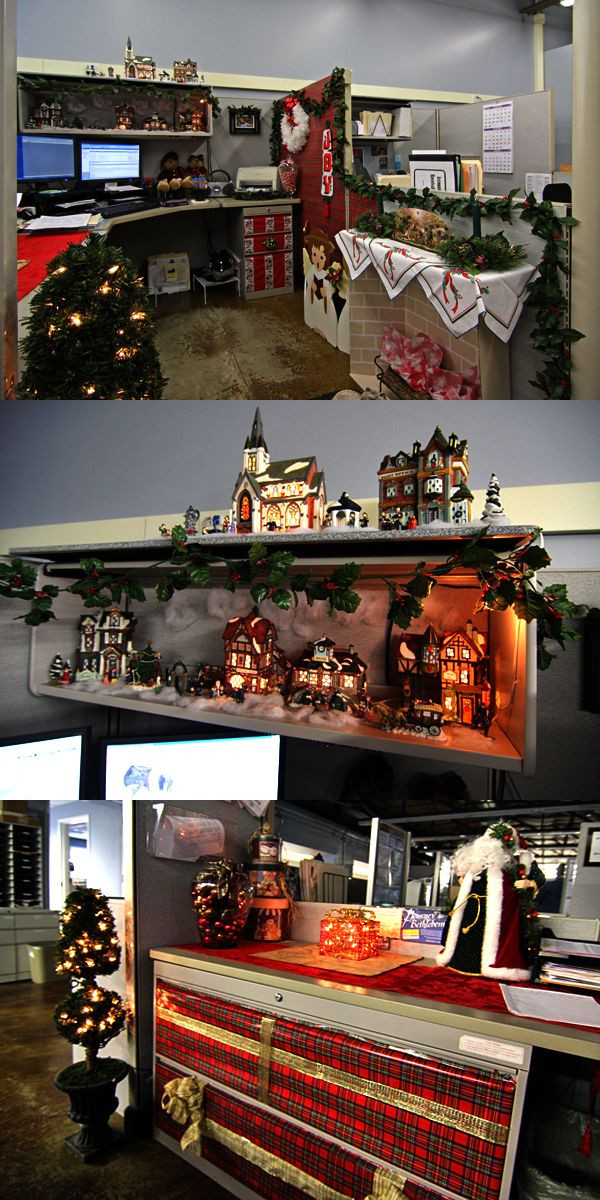 Cubicle Christmas Decorations Ideas
 Decorated Cubicles for Christmas cubicledecorating