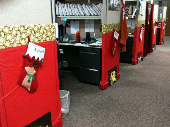 Cubicle Christmas Decorations Ideas
 Decorated all my coworkers cubicles as a surprise