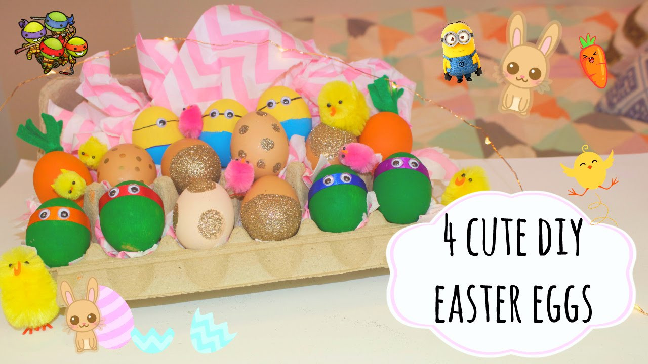Cute Easter Egg Ideas
 4 Cute DIY Easter Egg Ideas
