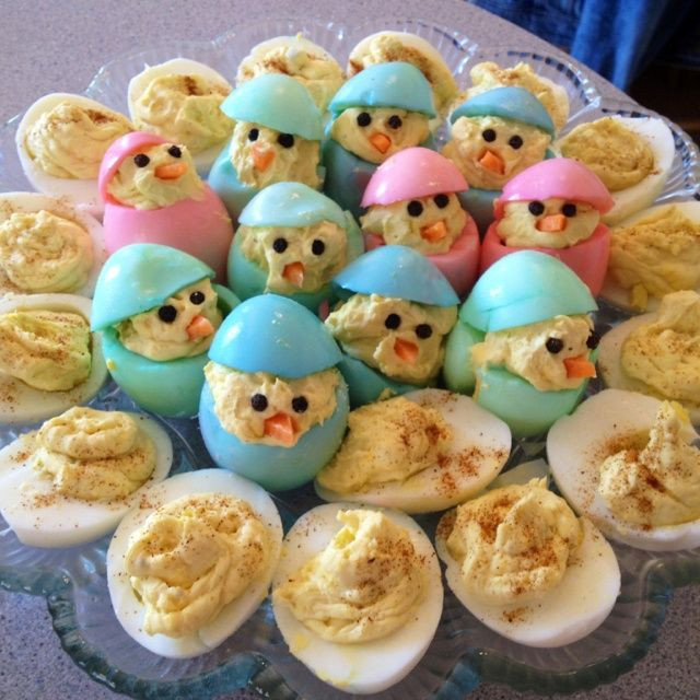 Cute Easter Food Ideas
 appetizers instead of lunch with an early dinner cute