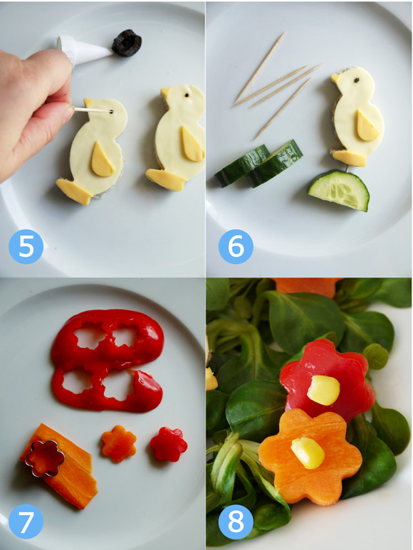 Cute Easter Food Ideas
 Easter Chick Brunch Salad Recipe Party Ideas