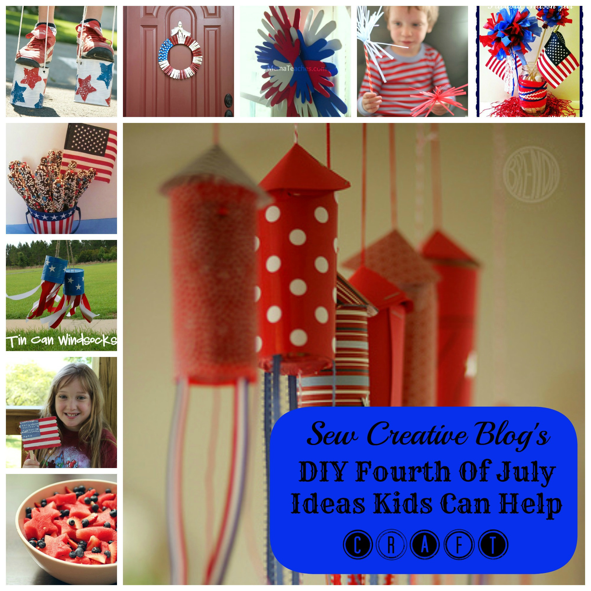 Diy 4th Of July Crafts
 Inspiration DIY Fourth July Ideas Kids Can Help Craft