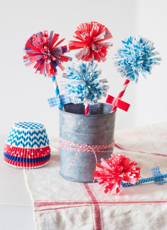 Diy 4th Of July Crafts
 DIY this 4th of July Flowers and Fireworks Craft for a Bit