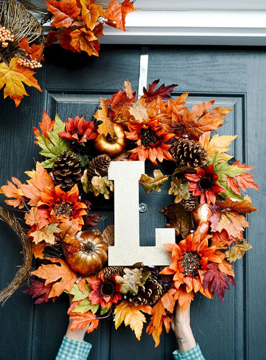 Diy Autumn Decorations
 Best Ideas To Create Fall Wreaths Diy Top 30 Handy