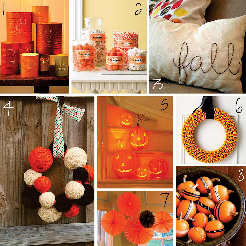 Diy Autumn Decorations
 The Creative Place Fall and Halloween DIY Roundup