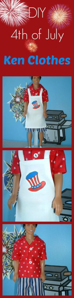 Diy Fourth Of July Outfit
 Patriotic Ken Doll Clothes – DIY Fourth of July Outfit