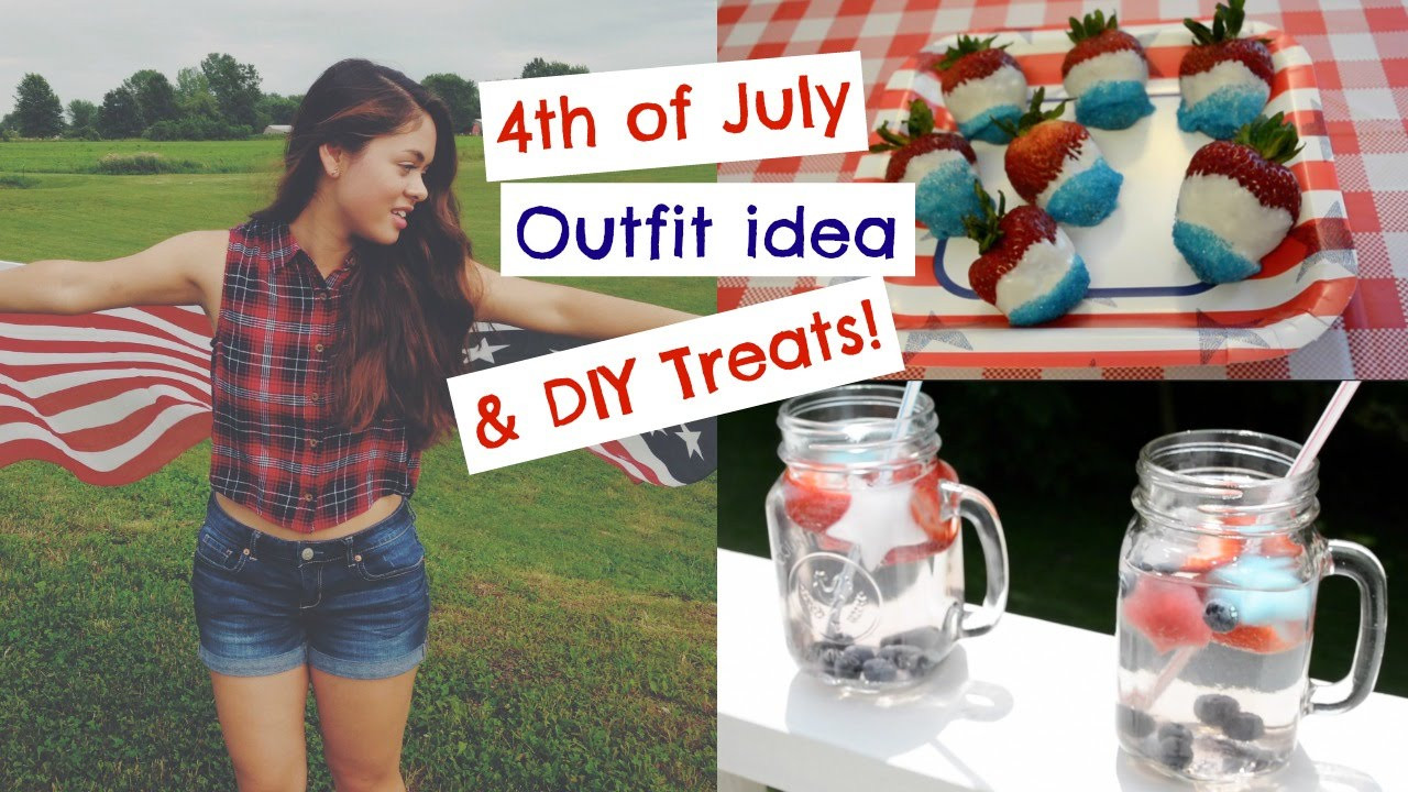 Diy Fourth Of July Outfit
 4th of July Inspired Outfit & DIY Treat Ideas