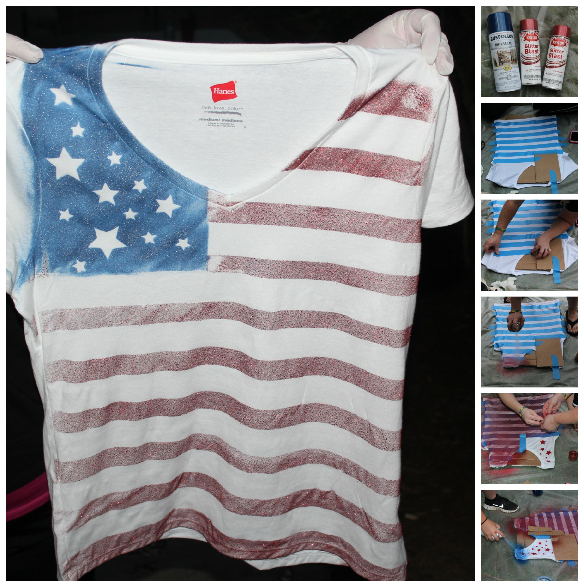 Diy Fourth Of July Shirts
 Festive DIY July 4th custom shirts Tools 2 Tiaras
