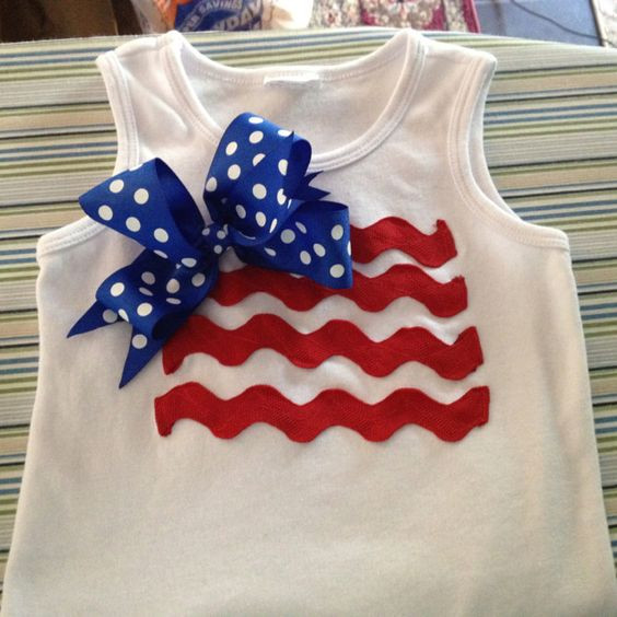 Diy Fourth Of July Shirts
 Red White and Blue DIY Shirts