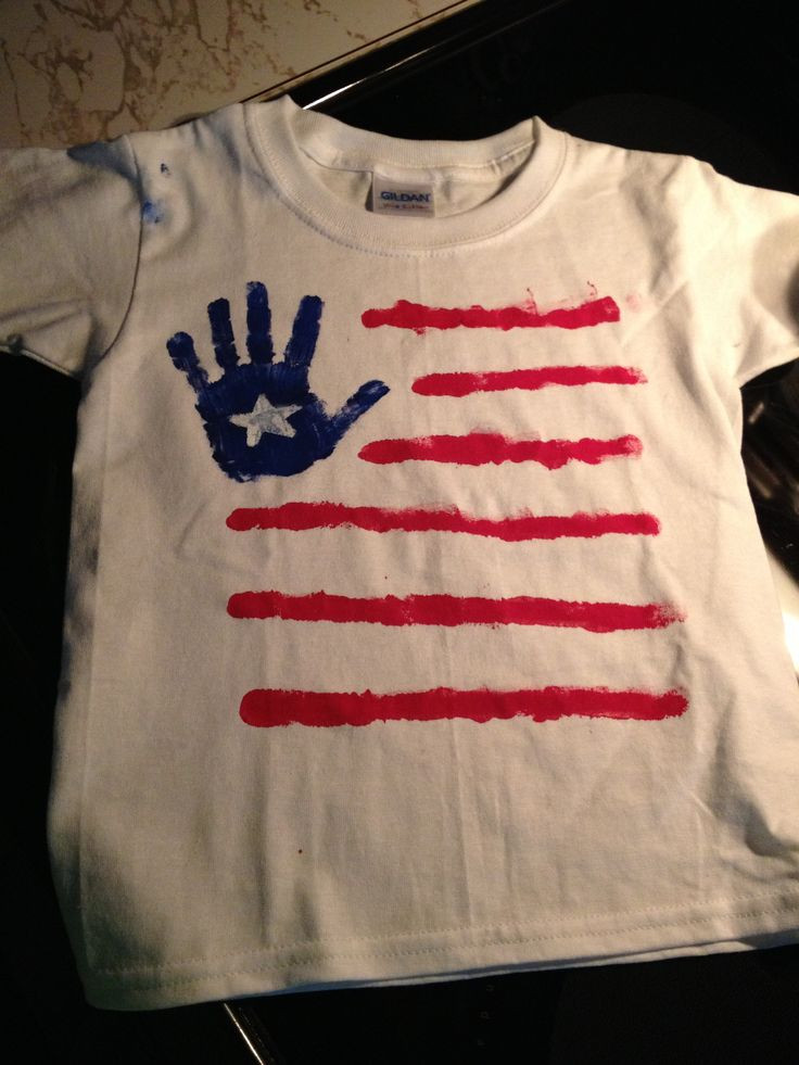 Diy Fourth Of July Shirts
 craft paint white t shirt and a toddler s help = DIY