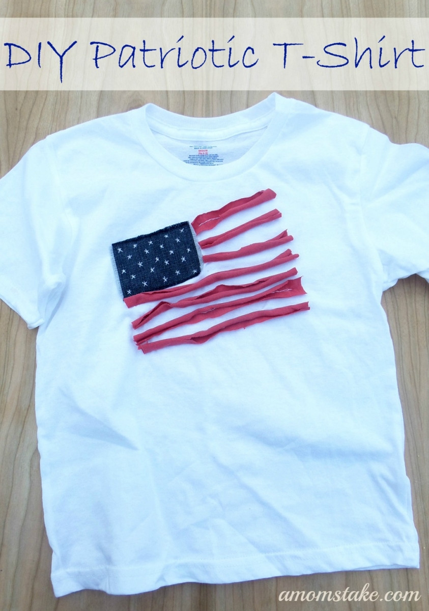 Diy Fourth Of July Shirts
 July 4th DIY Patriotic T Shirt A Mom s Take