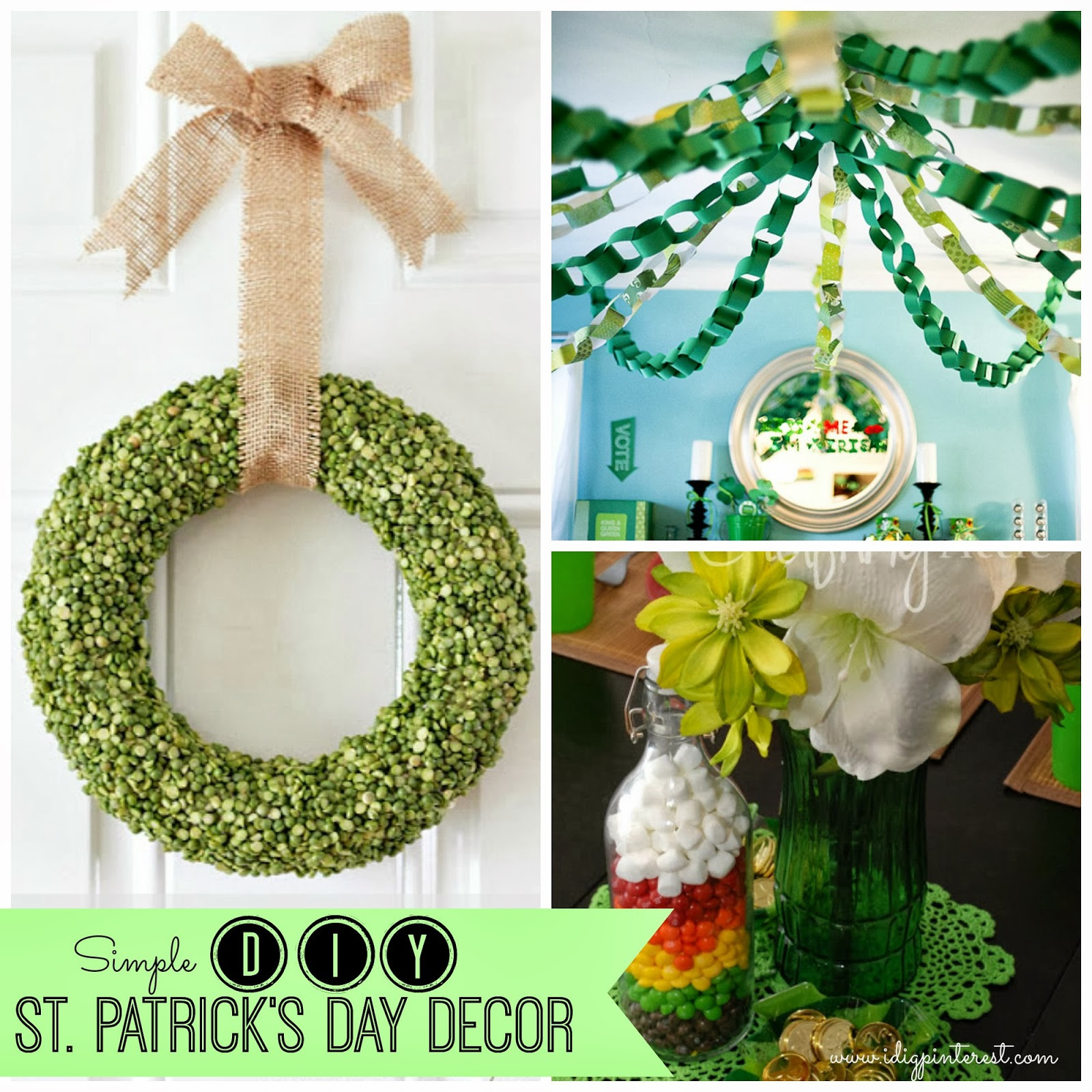 Diy St Patrick's Day Decorations
 Simple Inexpensive DIY St Patrick s Day Decor I Dig
