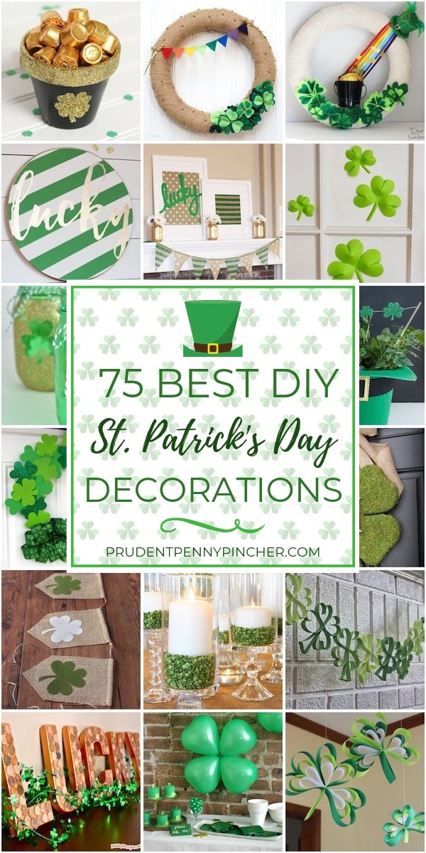 Diy St Patrick's Day Decorations
 75 Best DIY St Patrick s Day Decor Ideas Prudent Penny