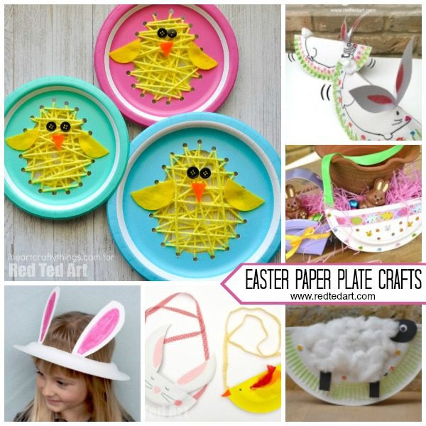 Easter Crafts For Kindergarten
 Paper Plate Easter Crafts for Preschool Red Ted Art