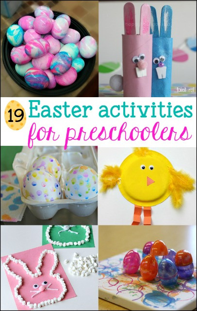 Easter Crafts For Kindergarten
 19 Fun Easter Activities for Preschoolers Mess for Less