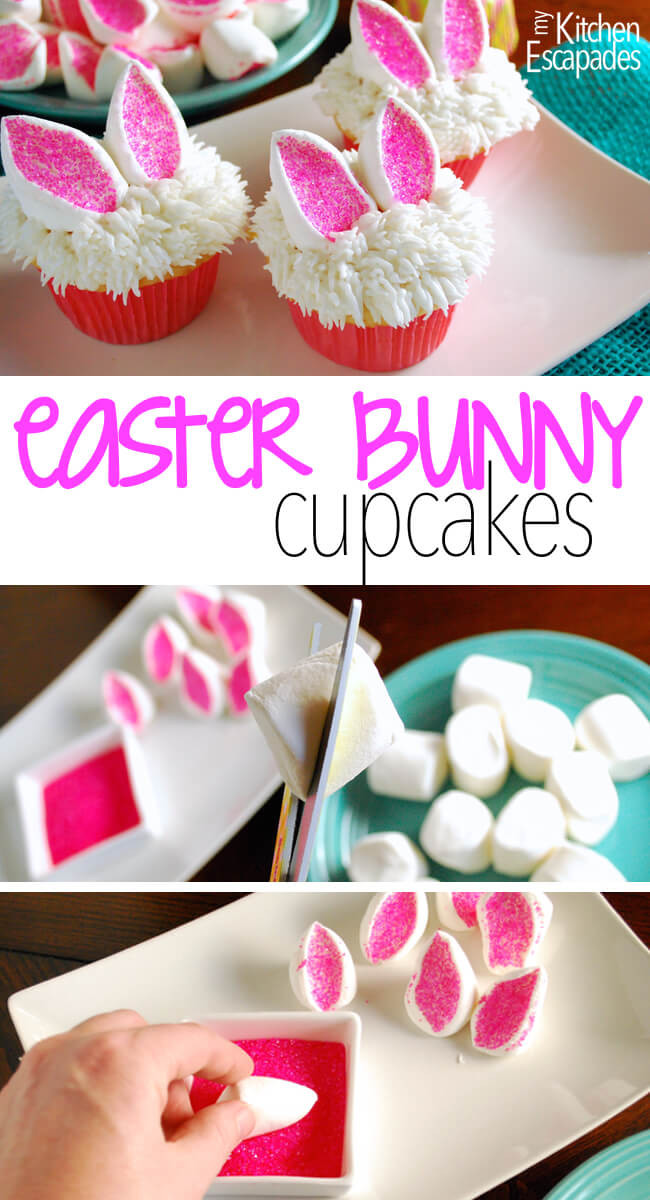Easter Cupcake Decorating Ideas
 Easter Bunny Cupcakes TGIF This Grandma is Fun