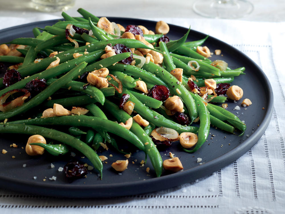 Easter Green Bean Recipe
 Green Beans with Dried Cranberries & Hazelnuts Recipe