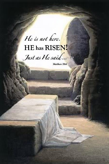 Easter He Has Risen Quotes
 He is not here He is risen just as he said