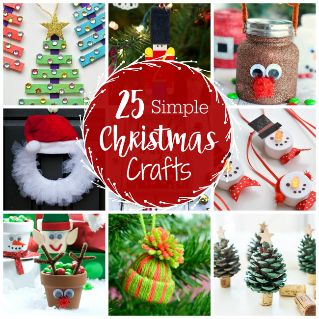 Easy Christmas Craft
 25 Cute and Simple Christmas Crafts for Everyone Crazy