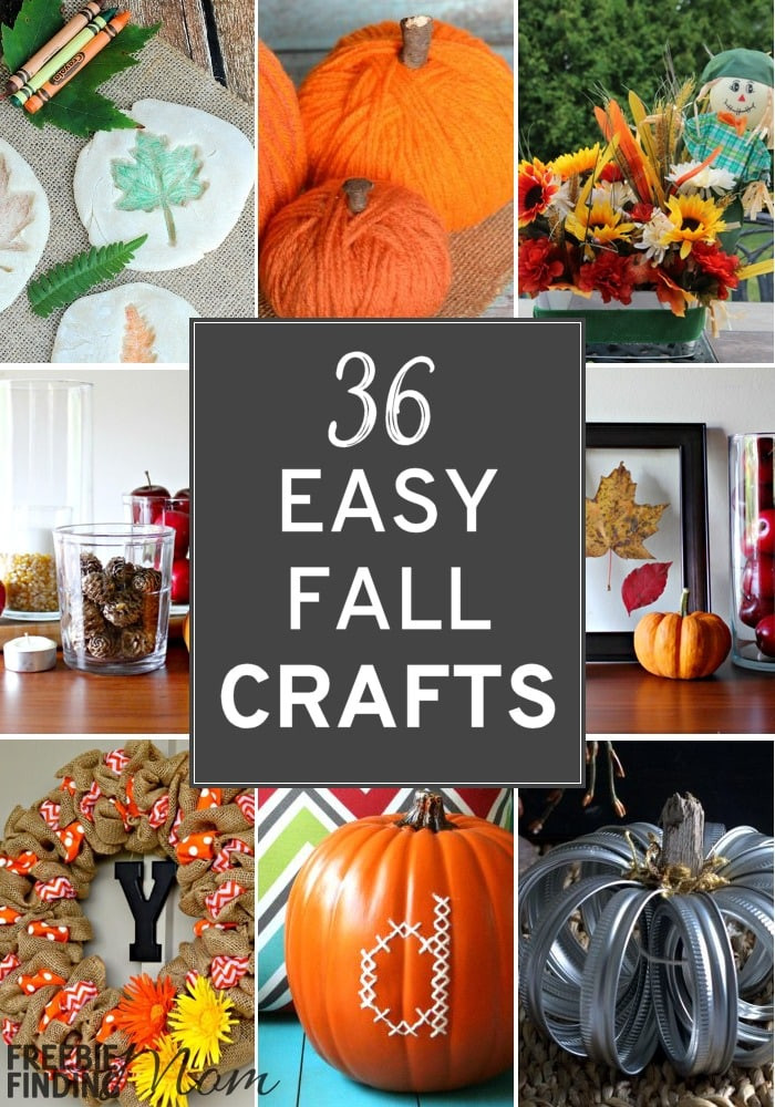 Easy Fall Crafts For Adults
 36 Easy Fall Crafts